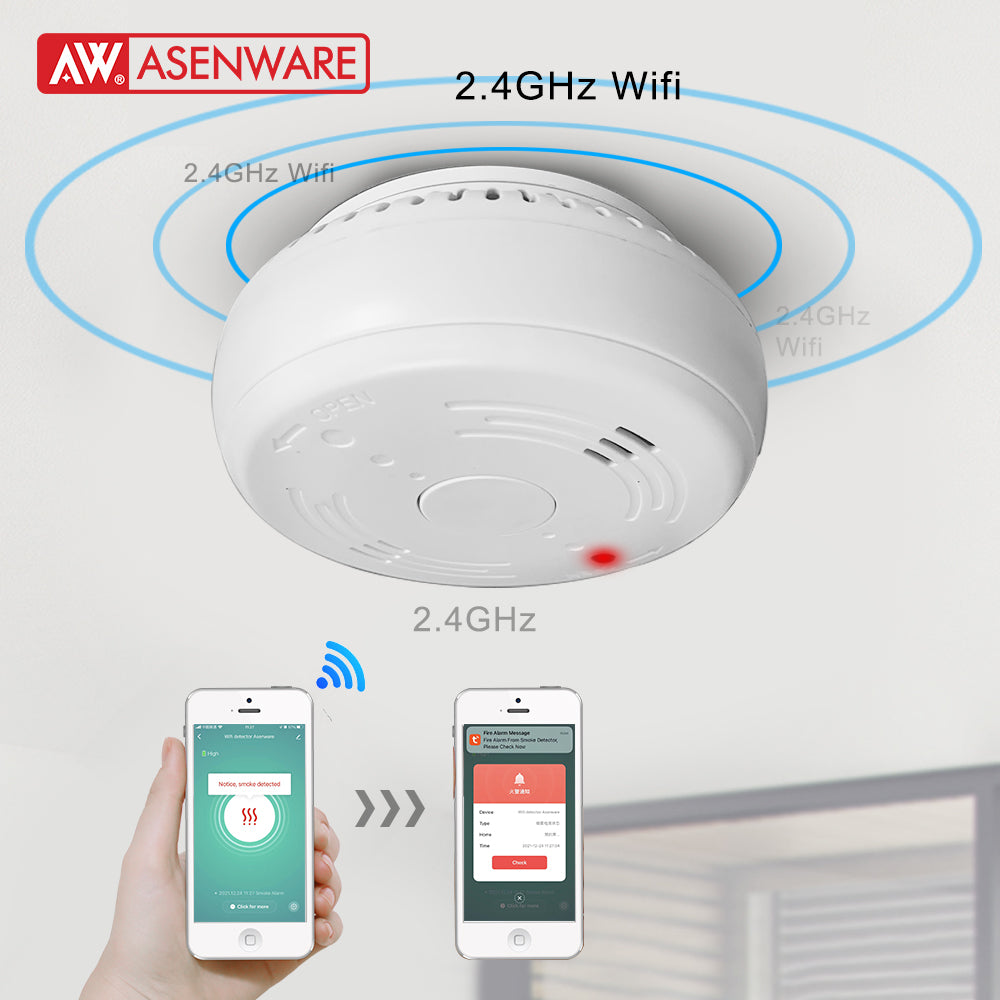 Asenware Wi-Fi Smart Smoke Detector