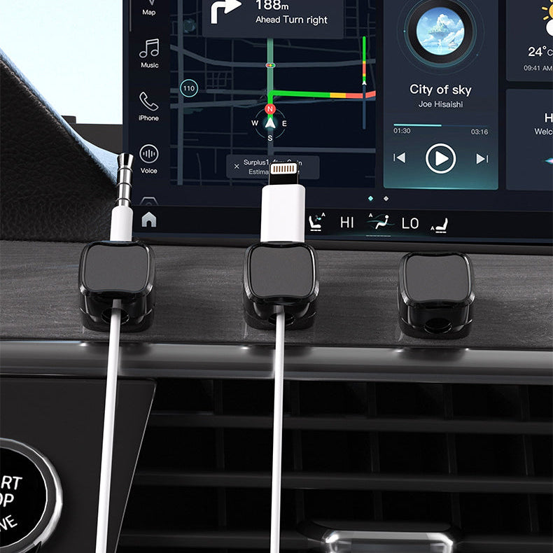 Desktop Magnetic Cable Holder (4pcs)