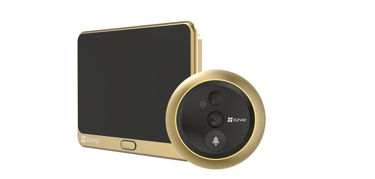 EZVIZ DP2C Wire-Free Peephole Doorbell